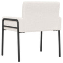 Accentstol Cremefarvet Bouclé