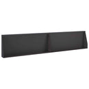 Støttemur 2 stk. 100 x 12 x 40 cm Stål Sort