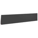 Støttemur 2 stk. 100 x 12 x 40 cm Stål Sort