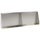 Støttemur 2 stk. 60 x 12 x 40 cm Rustfrit stål Sølv