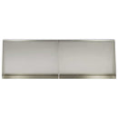 Støttemur 2 stk. 60 x 12 x 40 cm Rustfrit stål Sølv