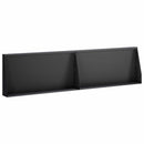 Støttemur 2 stk. 80 x 12 x 30 cm Stål Sort