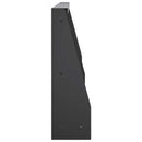 Støttemur 2 stk. 80 x 12 x 30 cm Stål Sort