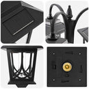 Udesolarlampe with LED Bulb Sort