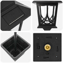 Udesolarlampe with LED Bulb Sort
