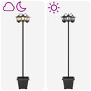 Udesolarlampe with LED Bulb Sort