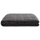 Vægtet tæppe Antracit 140 x 200 cm 10 kg 100% Bomuld 205T