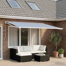 Reservedug til markise Blå og Hvid 300 x 200 cm Polyester