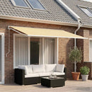 Reservedug til markise Gul og Hvid 350 x 200 cm Polyester