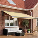 Reservedug til markise Gul og Hvid 450 × 300 cm Polyester