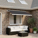 Reservedug til markise Antracit 300 x 250 cm Polyester