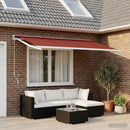 Reservedug til markise orange og brun 600 × 350 cm Polyester