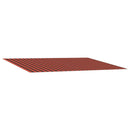 Reservedug til markise orange og brun 400 × 350 cm Polyester
