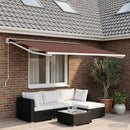 Reservedug til markise Brun 600 × 350 cm Polyester