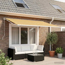 Reservedug til markise Orange og Sort 400 × 350 cm Polyester