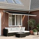 Reservedug til markise Sort 300 x 250 cm Polyester
