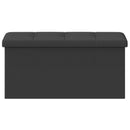 Foldbar opbevaringsbænk Mørkegrå 180 kg 80 L 77 x 38 x 38 cm