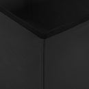 Foldbar opbevaringsbænk Sort 180 kg 80 L 77 x 38 x 38 cm PVC