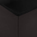 Foldbar opbevaringsbænk Brun 180 kg 80 L 77 x 38 x 38 cm PVC