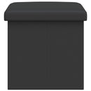 Foldbar opbevaringsbænk Grå 180 kg 80 L 77 x 38 x 38 cm PVC