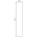 Tæppe Runner LESAKA farverig 80 x 450 cm Diamantvelour