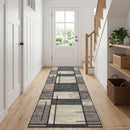 Tæppe Runner LESAKA Brun 50 x 450 cm Diamantvelour
