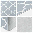 Tæppe Runner ORIZ 1150 gsm Grå og Hvid
