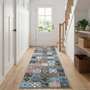 Tæppe Runner ORIZ 1150 gsm Blå 100% polyester kemisk fiber