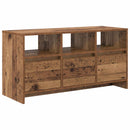 TV-skab 102 x 37,5 x 52,5 cm Egetræ Konstrueret træ