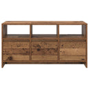 TV-skab 102 x 37,5 x 52,5 cm Egetræ Konstrueret træ