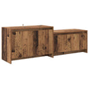 TV-skab 147 x 35 x 50 cm Gammelt træ Konstrueret træ