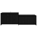 TV-skab 147 x 35 x 50 cm Sort eg Konstrueret træ