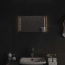 LED badeværelsesspejl Transparent 50 x 30 cm hærdet glas