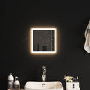 LED badeværelsesspejl Transparent 30 x 30 cm hærdet glas