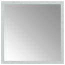 LED badeværelsesspejl Transparent 30 x 30 cm hærdet glas