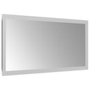 LED badeværelsesspejl Transparent 40 x 20 cm hærdet glas