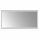 LED badeværelsesspejl Transparent 40 x 20 cm hærdet glas