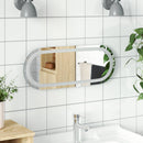 LED badeværelsesspejl Transparent 50 x 20 cm hærdet glas