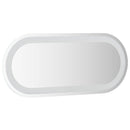 LED badeværelsesspejl Transparent 70 x 30 cm hærdet glas