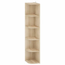 Hjørnehylde 5 niveauer 25 x 31 x 131 cm Konstrueret træ