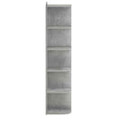 Hjørnehylde 5 niveauer 25 x 31 x 131 cm Konstrueret træ