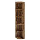 Hjørnehylde 5 niveauer 25 x 31 x 131 cm Konstrueret træ
