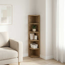 Hjørnereol 5 niveauer 25 x 31 x 131 cm Konstrueret træ
