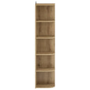 Hjørnereol 5 niveauer 25 x 31 x 131 cm Konstrueret træ