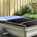 Tarpaulin Bracket til Trailere Sølv 102-155 cm Aluminium