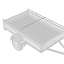 Tarpaulin Bracket til Trailere Sølv 102-155 cm Aluminium