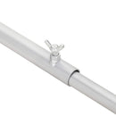 Tarpaulin Bracket til Trailere Sølv 136-218 cm
