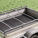 Tarpaulin Bracket til Trailere Sølv 136-218 cm