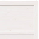 Ladedør Hvid 80 x 2,5 x 208 cm Massivt fyrretræ