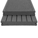 Dækbræt 78 pcs Grå WPC